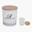 Bamboo Soy Candle with Vanilla Fragrance — view 9
