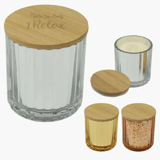 Aria Soy Wax Candle in Soda Lime Glass