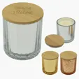 Aria Soy Wax Candle in Soda Lime Glass