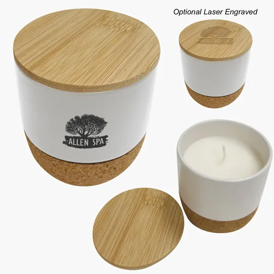 Santal Soy Wax Candle with Vanilla Fragrance