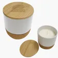 Santal Soy Wax Candle with Vanilla Fragrance — view 2