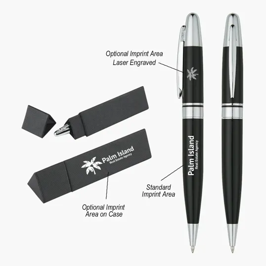 Elite Executive Aluminum Pen in Gift Case — view 3