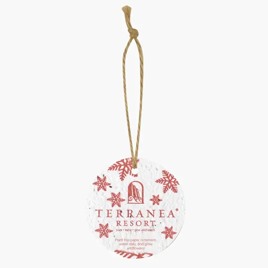 Bloomin® Circle Shaped Plantable Holiday Ornament
