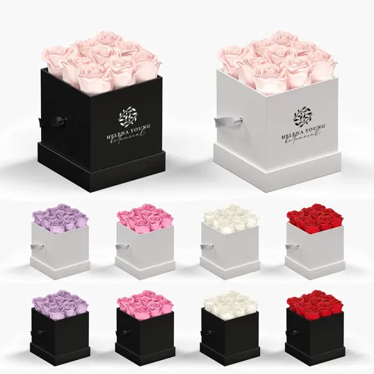 Classique Mini Square by VeF Eternity Rose Arrangement — view 9