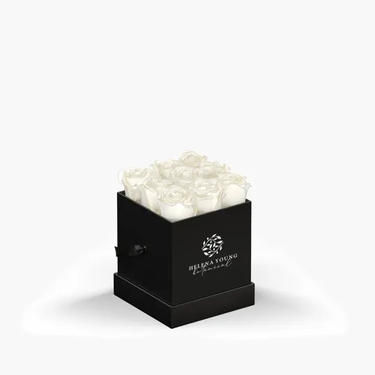 Classique Mini Square by VeF Eternity Rose Arrangement