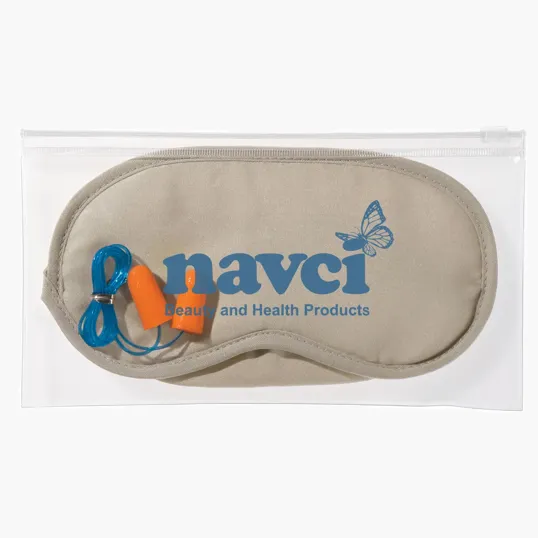 Ear Plugs and Eye Mask Set with Carry Pouch — view 2