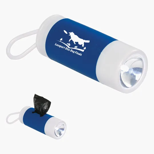 Dog Bag Dispenser With Flashlight — view 2