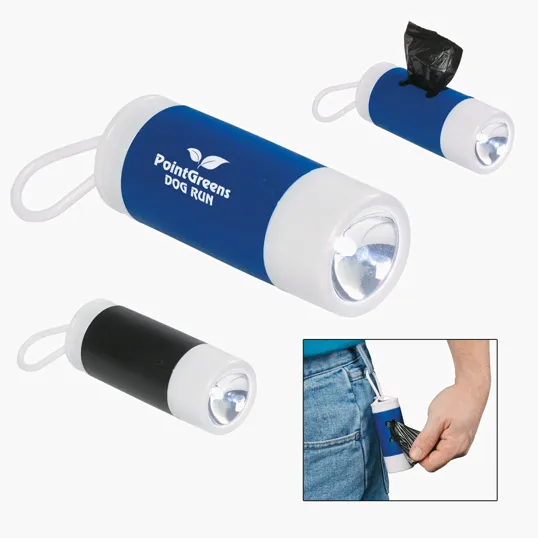 Dog Bag Dispenser With Flashlight — view 3