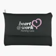 Mesh Vanity Bag with Zippered Main Compartment