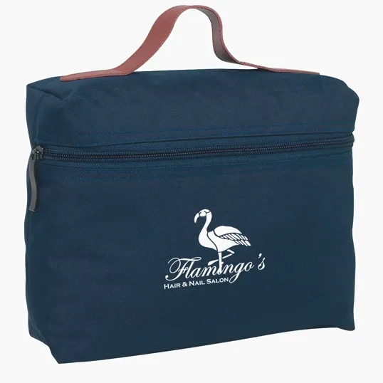 Cosmo 300D Polyester Tote Bag with Leatherette Handle — view 4