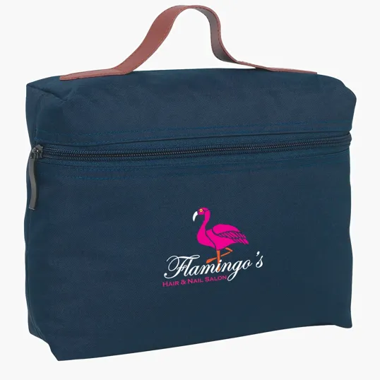 Cosmo 300D Polyester Tote Bag with Leatherette Handle — view 2