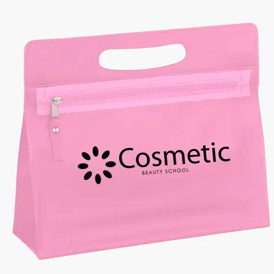 PVC Vanity Bag with Zippered Main Compartment — view 3