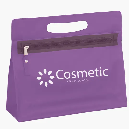 PVC Vanity Bag with Zippered Main Compartment — view 4
