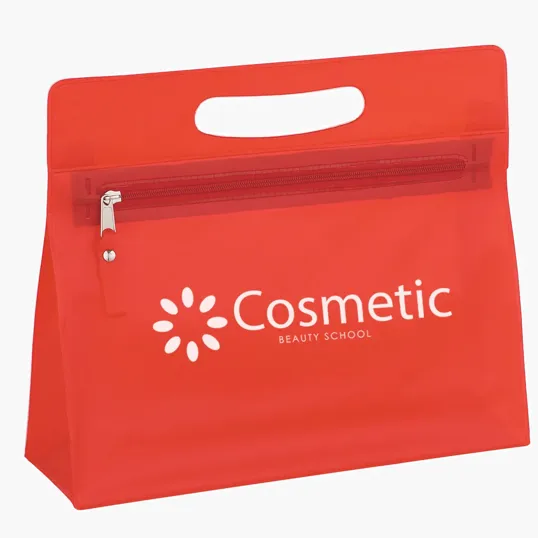 PVC Vanity Bag with Zippered Main Compartment — view 5