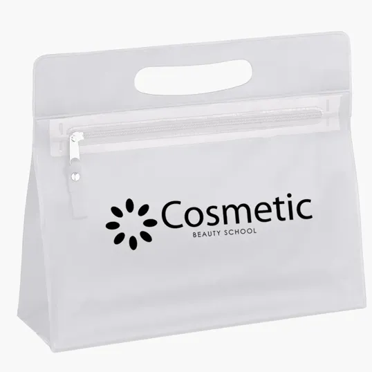 PVC Vanity Bag with Zippered Main Compartment — view 6