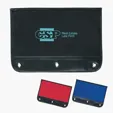 Zippered Pencil Case with Reinforced Binder Holes — view 2