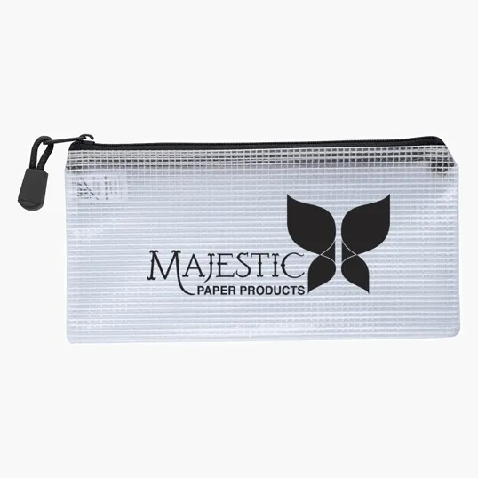 Clear Zippered Pencil Pouch — view 2