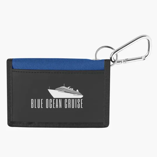 Polyester Wallet with Carabiner — view 2