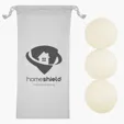 Wool Dryer Ball Set with Drawstring Pouch — view 7