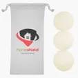 Wool Dryer Ball Set with Drawstring Pouch — view 2