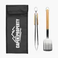 BBQ Tool Set with Polyester Pouch — view 2