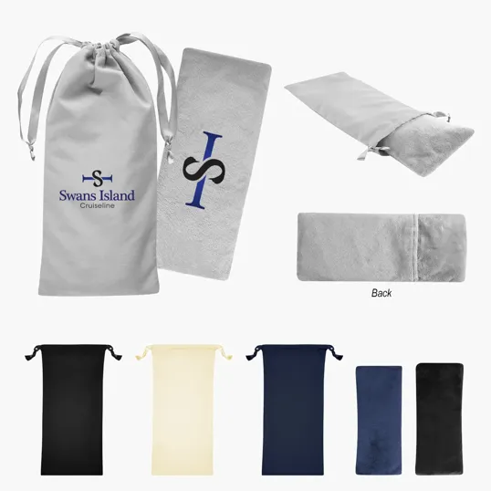 Eye Pillow with Polyester Drawstring Pouch