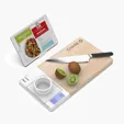 POWERSTICK SousChef 5-In-1 Cutting Board with Digital Scale & Timer