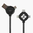 XACTLY 5 Ft. 3-In-1 Lithium Charging Cable