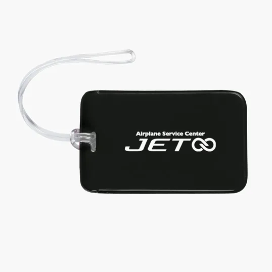 Journey Vinyl Luggage Tag with PVC Strap — view 2