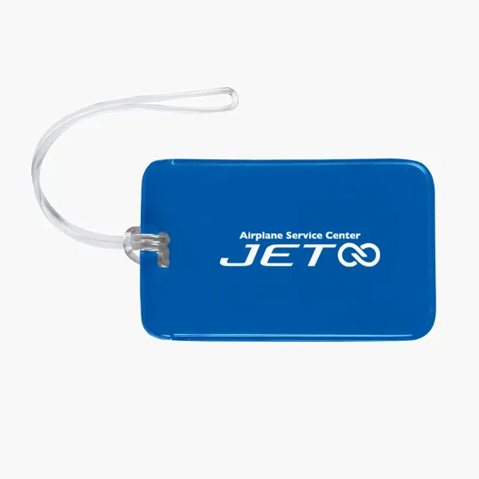 Journey Vinyl Luggage Tag with PVC Strap — view 3