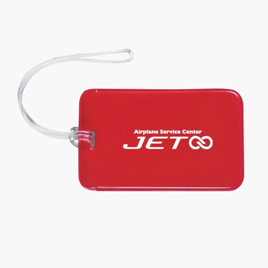 Journey Vinyl Luggage Tag with PVC Strap — view 5
