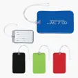 Journey Vinyl Luggage Tag with PVC Strap