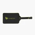 Recycled Leatherette Luggage Tag with ID Window — view 7