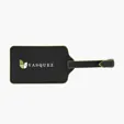 Recycled Leatherette Luggage Tag with ID Window — view 3