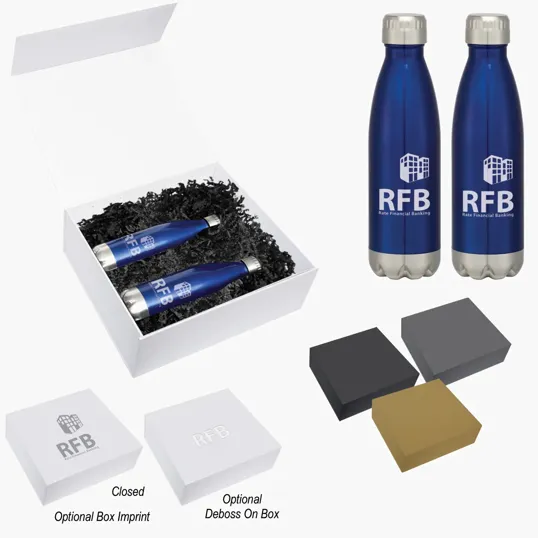 16 Oz. Swiggy Stainless Steel Bottle Gift Set