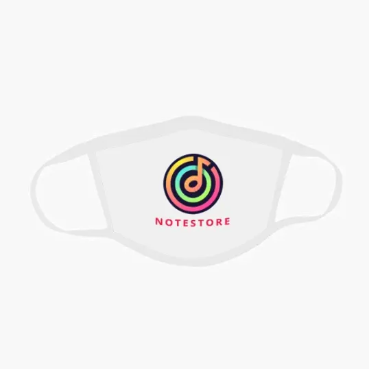 2-Ply Polyester Face Mask With Nose Wire