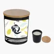 Bamboo Soy Candle With Full Color Label — view 2