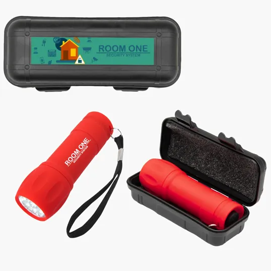 Stay Ready Hard Case Kit with Rubberized Torch Light