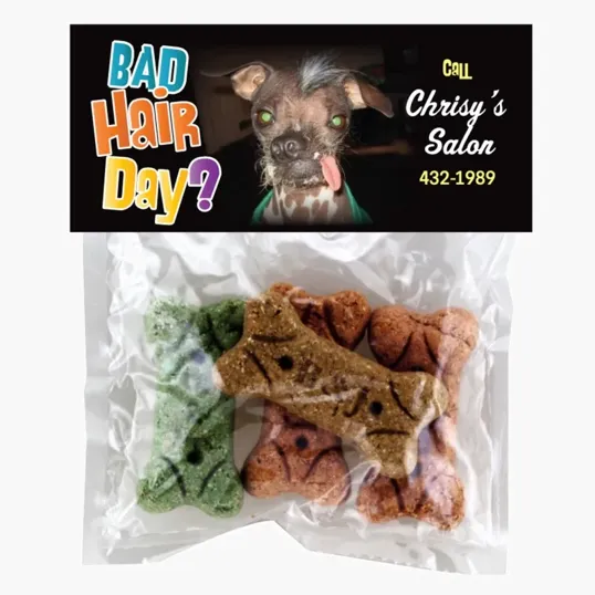 Doggie Bag with Assorted Dog Bone Treats