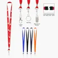 Admints & Zagabor 36" Polyester Lanyard with J-Hook