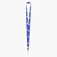 Admints & Zagabor 36" Polyester Lanyard with J-Hook — view 2