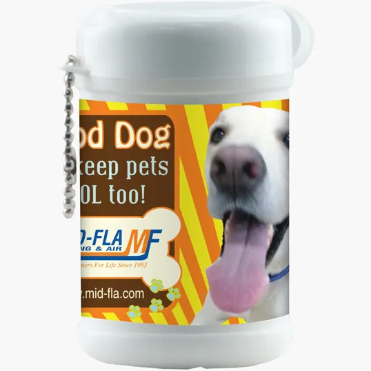Pet Paw Canister Wipes, 30-Count Travel Size