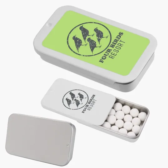 Signature Peppermints in Reusable Slider Tin — view 3