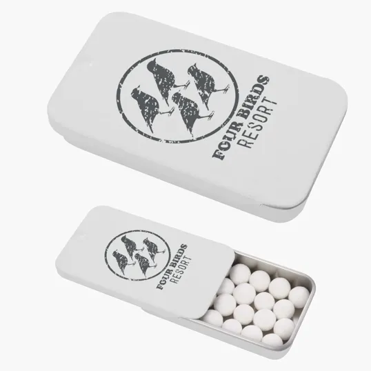 Signature Peppermints in Reusable Slider Tin — view 4