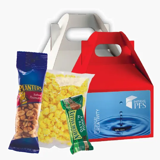 Snack Pack with Nuts, Butter Popcorn, and Granola Bars