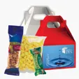 Snack Pack with Nuts, Butter Popcorn, and Granola Bars