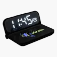 15W Cork Wireless Charger with Digital Clock Display — view 4