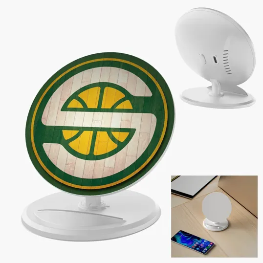 10W Round Wireless Charger & Stand