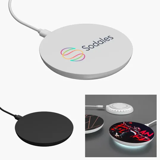 15W Wireless Charger With LED Light — view 2