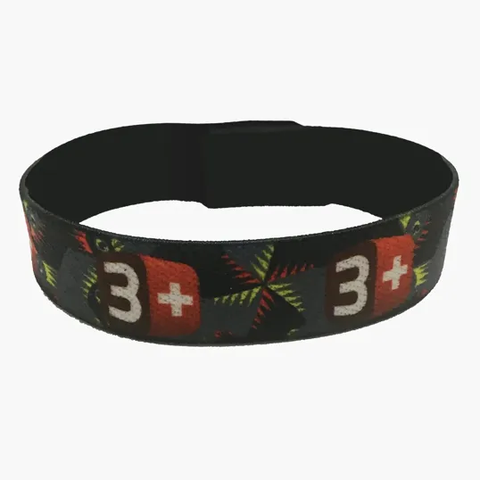 Dye-Sublimated Wristband with Hook and Loop Closure